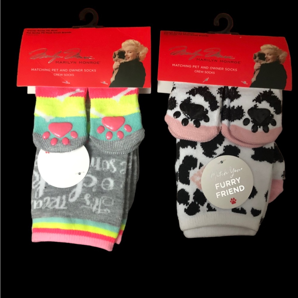 Matching Pet and Owner Socks